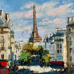 Painting  Eiffel's Elegance by Xanlar | Painting