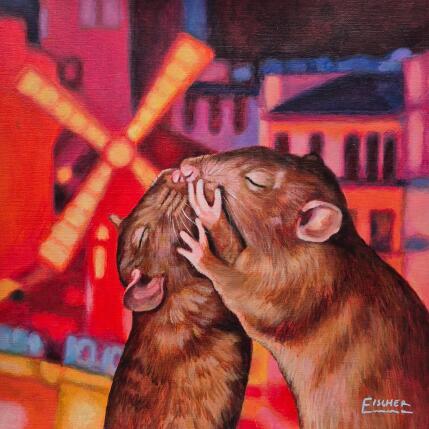 Gemälde Come What May  von Emma Fischer | Gemälde Figurativ Acryl Alltagsszenen, Tiere, Urban
