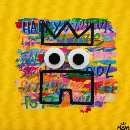Painting YELLOW POTE by Mam | Painting Pop-art Acrylic Pop icons