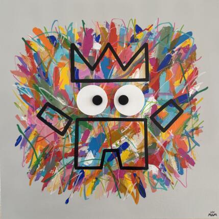 Gemälde WELCOME von Mam | Gemälde Pop-Art Acryl
