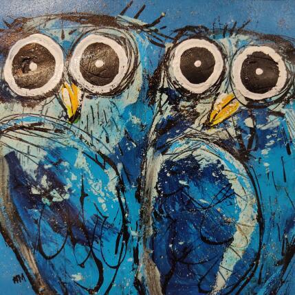 Painting Sœurs jumelles! by Maury Hervé | Painting Raw art Acrylic, Ink, Pigments, Sand Animals, Pop icons