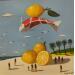 Painting Carpe aux citrons by Lionnet Pascal | Painting Surrealism Acrylic