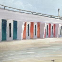 Gemälde Cabine de côté von Alice Roy | Gemälde Figurativ Acryl Landschaften, Urban