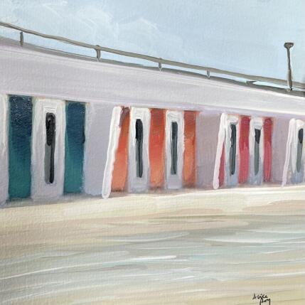 Painting F1 cabine de côte 10009-21423-20250628-5 by Alice Roy | Painting Figurative Acrylic Landscapes, Urban