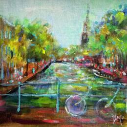 Painting Spring colors by Solveiga | Painting  Acrylic