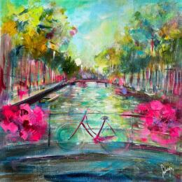 Painting My Amsterdam by Solveiga | Painting  Acrylic