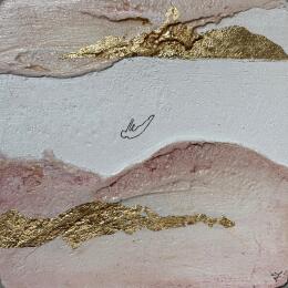 Painting DOLCE MELODIA by Roma Gaia | Painting Subject matter Acrylic, Sand Minimalist