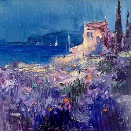 Peinture City of Happiness par Petras Ivica | Tableau Figuratif Huile Paysages