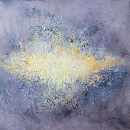 Peinture Symbiose par Gaussen Sylvie | Tableau Abstrait Huile, Poudre de marbre Nature