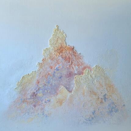 Peinture Abondance par Gaussen Sylvie | Tableau Abstrait Huile, Poudre de marbre Paysages