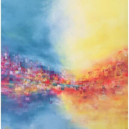 Painting Carribean Fizz  by Levesque Emmanuelle | Painting Impressionism Oil Urban