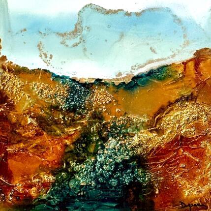 Painting Bronze Age 2103 by Depaire Silvia | Painting Abstract Acrylic Landscapes, Marine, Minimalist