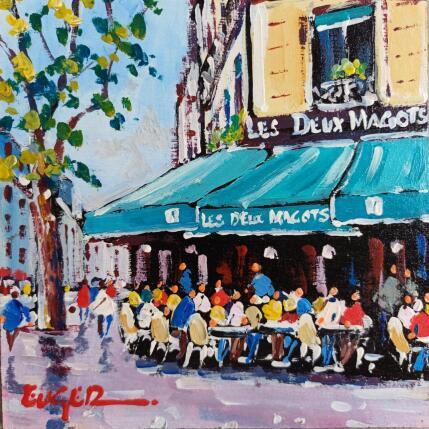 Painting Boulevard Saint Germain à Paris  by Euger | Painting