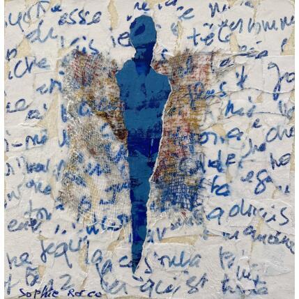 Painting Les écrits by Rocco Sophie | Painting Raw art Acrylic, Gluing, Sand
