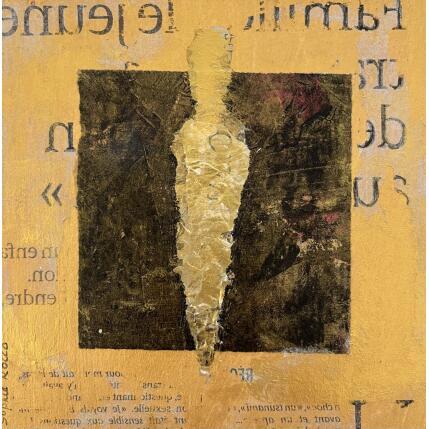 Painting L'enfant by Rocco Sophie | Painting Raw art Acrylic, Gluing, Sand