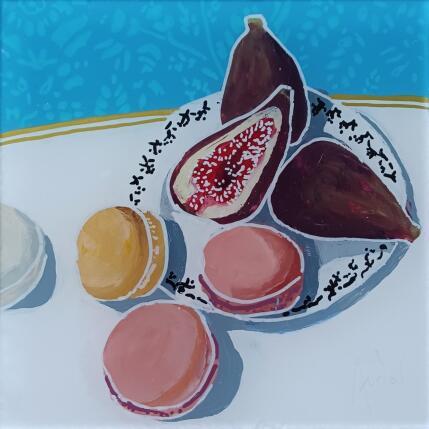 Painting Pierre n'avait pas pensé au parfum figues by Auriol Philippe | Painting Figurative Acrylic, Plexiglass, Posca Still-life