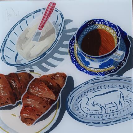 Painting Bella attendait la confiture by Auriol Philippe | Painting Figurative Acrylic, Plexiglass, Posca Pop icons, Still-life