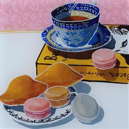 Painting Pierre mettait Francis au parfum by Auriol Philippe | Painting Figurative Acrylic, Plexiglass, Posca Pop icons, Still-life