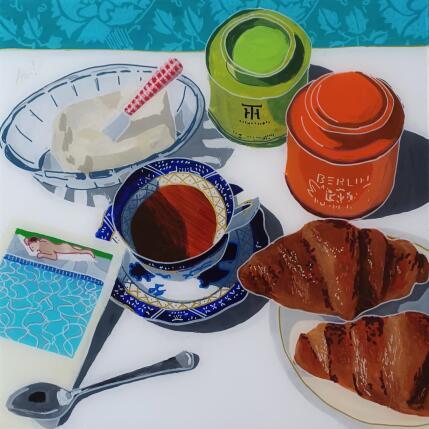 Painting David avait choisi Berlin by Auriol Philippe | Painting Figurative Acrylic, Plexiglass, Posca Still-life