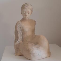 Sculpture Murmures 1 by Ferret Isabelle | Sculpture Figurative Ceramics