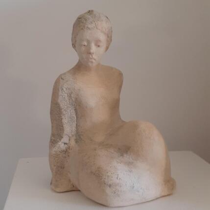Sculpture Murmures 1 by Ferret Isabelle | Sculpture Figurative Ceramics