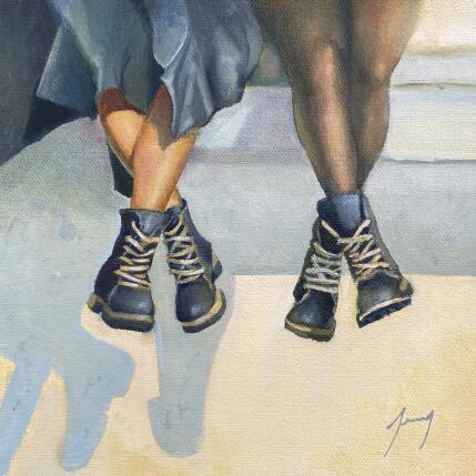Peinture 1977 par Jung François | Tableau Figuratif Huile Mode