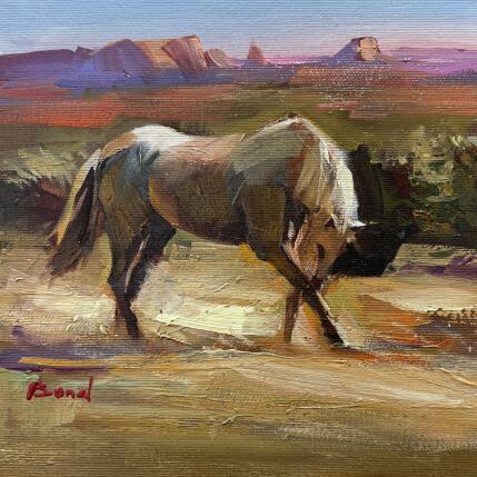 Painting When the Steppe Breathes You In by Bond Tetiana | Painting Figurative Oil Pop icons