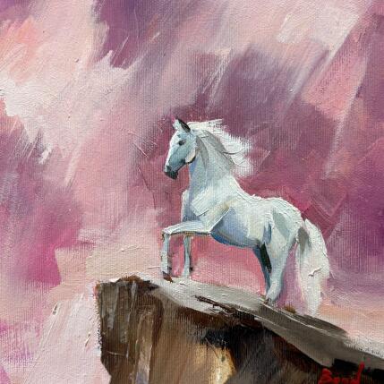 Painting To Where the Paths Disappear by Bond Tetiana | Painting Figurative Oil Pop icons