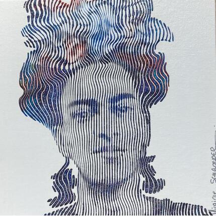Gemälde Frida - Ode à l'audace et au talent von Schroeder Virginie | Gemälde Pop-Art Acryl Pop-Ikonen
