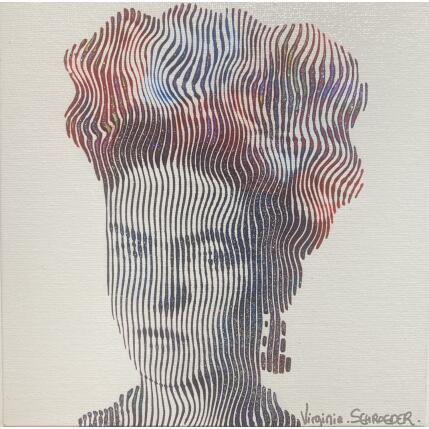 Painting Frida - L'élégance intemporelle et le charisme légendaire by Schroeder Virginie | Painting Pop-art Acrylic Pop icons