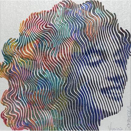 Peinture Marylin - Une icône hollywoodienne aux mille secrets par Schroeder Virginie | Tableau Pop-art Acrylique Icones Pop