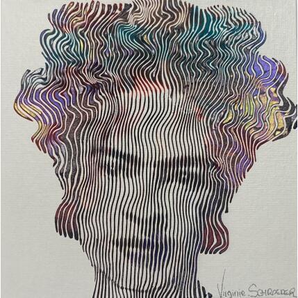 Gemälde Frida - Un style et un talent unique von Schroeder Virginie | Gemälde Pop-Art Acryl Pop-Ikonen