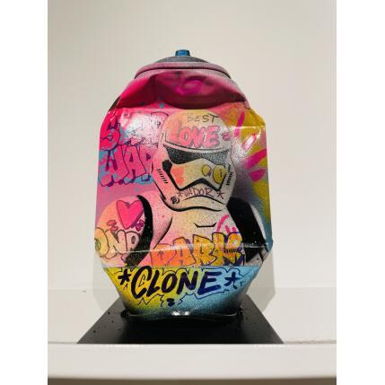 Sculpture Clone 4623 by Kedarone | Sculpture Pop-art Acrylic, Graffiti Pop icons