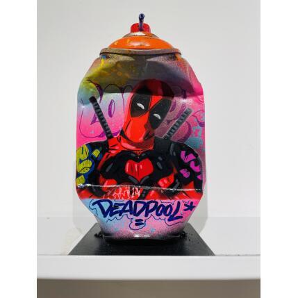 Sculpture Deadpool love by Kedarone | Sculpture Pop-art Acrylic, Graffiti Pop icons