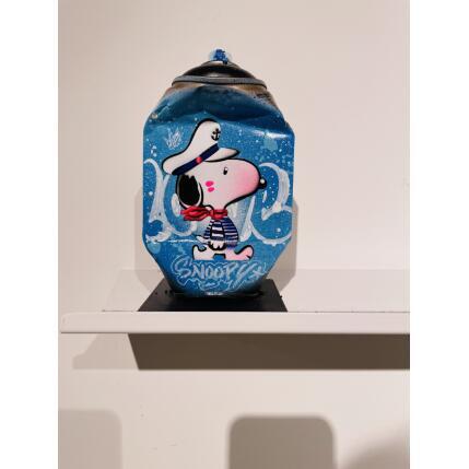Sculpture Snoopy breton by Kedarone | Sculpture Pop-art Acrylic, Graffiti Pop icons
