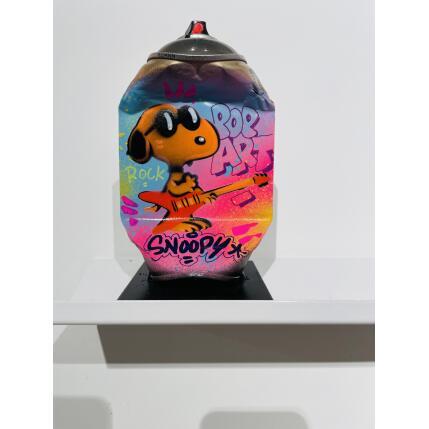 Sculpture Snoopy pop rock by Kedarone | Sculpture Pop-art Acrylic, Graffiti Pop icons