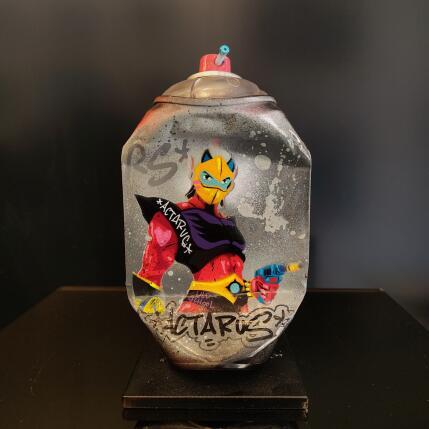 Sculpture Actarus by Kedarone | Sculpture Pop-art Acrylic, Graffiti Pop icons