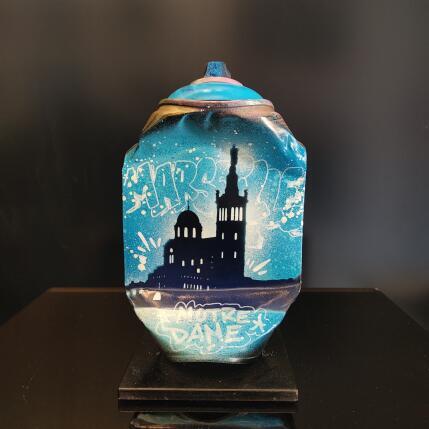 Sculpture Notre Dame by Kedarone | Sculpture Pop-art Acrylic, Graffiti Pop icons