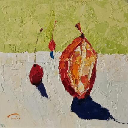 Painting Ciliegie by Tomàs | Painting Impressionism Oil Still-life