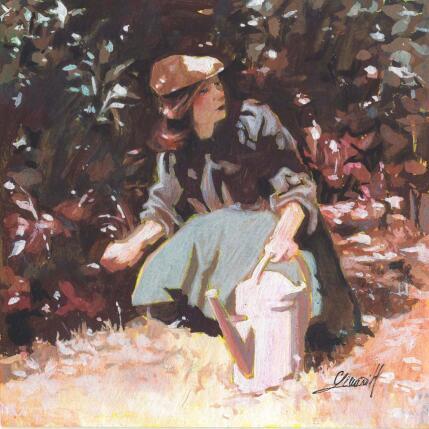 Painting Déjà tard by Gemini. H  | Painting Realism Acrylic, Oil Landscapes, Life style, Nature