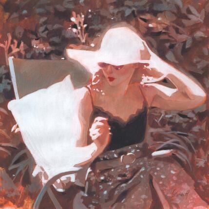 Painting Dans un sursaut by Gemini. H  | Painting Realism Acrylic, Oil Life style, Nature, Portrait