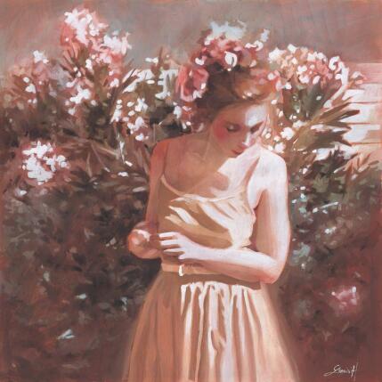 Painting Une entrée remarquée by Gemini. H  | Painting Realism Acrylic, Oil Life style, Nature, Portrait