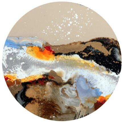 Painting C3623 by Naen | Painting Abstract Acrylic, Ink