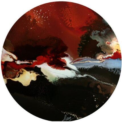 Painting C3353 by Naen | Painting Abstract Acrylic, Ink