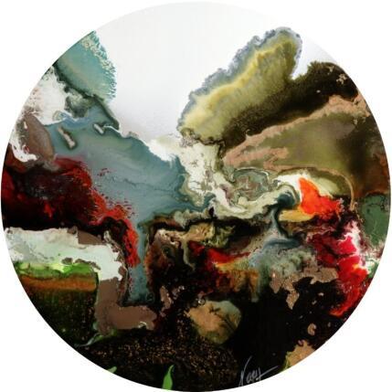 Painting C3542 by Naen | Painting Abstract Acrylic, Ink