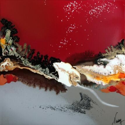 Peinture C3687 par Naen | Tableau Abstrait Acrylique, Encre