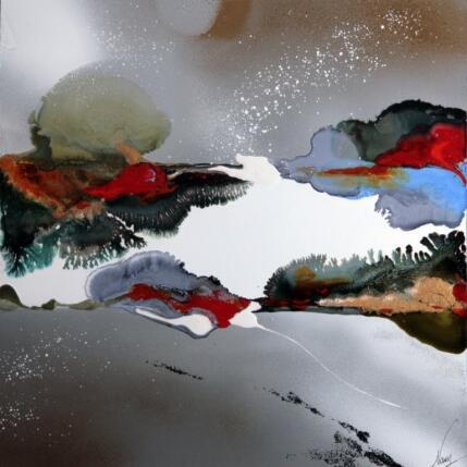 Peinture C3497 par Naen | Tableau Abstrait Acrylique, Encre