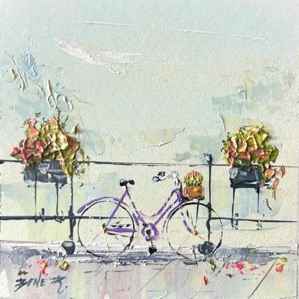 Painting the basket of gold by Rodrigues Bené | Painting Figurative Acrylic Urban