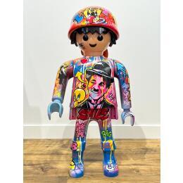 Sculpture Cartoon Graff by Luna | Sculpture Pop-art Acrylic, Graffiti, Posca Pop icons