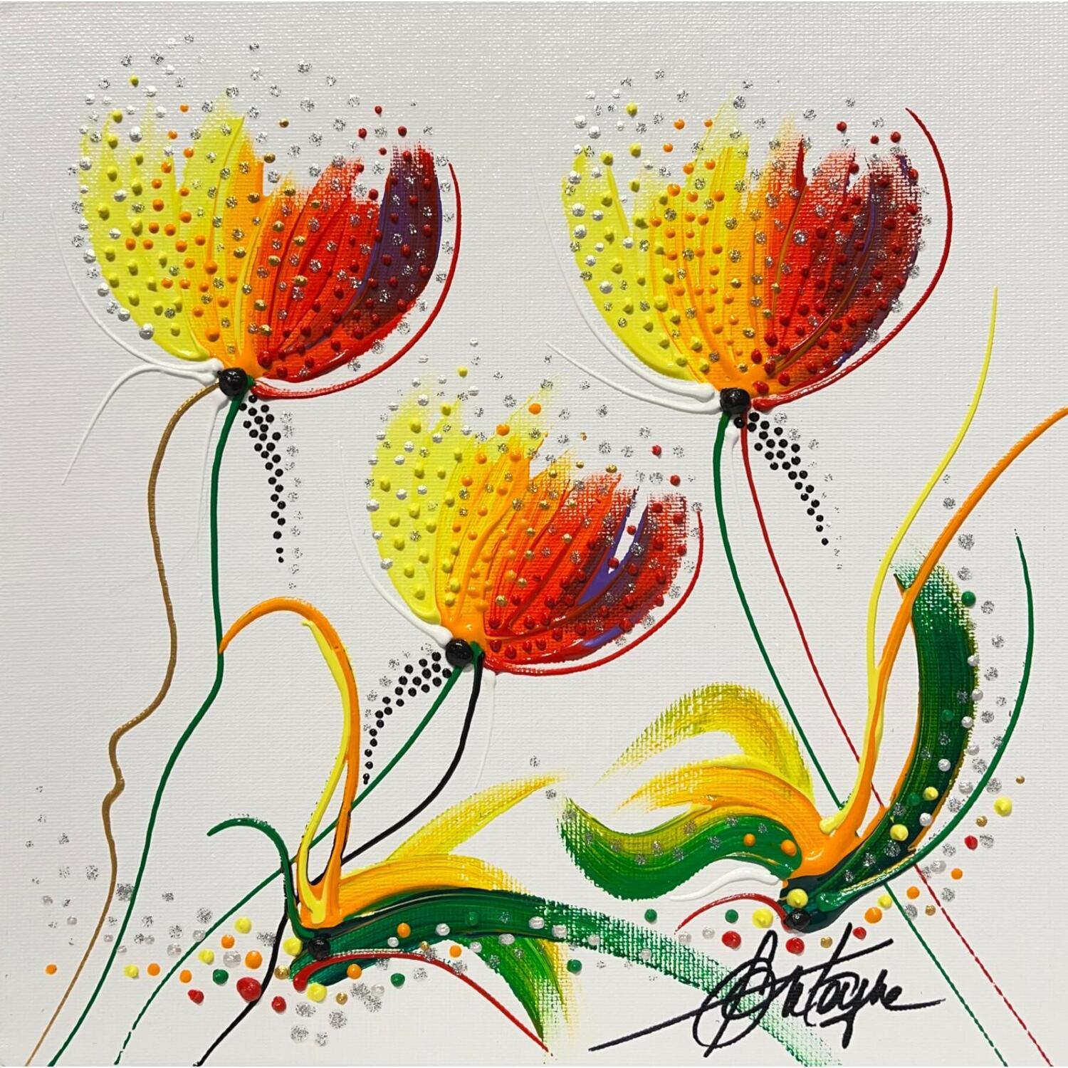 Peinture Avec Toute Mon Amiti Par Fonteyne David Carr D artistes